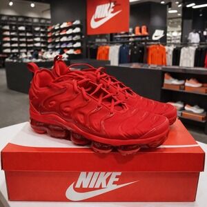 Shoes Air Vapormax Plus Red Men Size 12 New